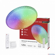 Светильник потолочный LED 125W 3000-6500K COMFORT MYSTERY-RGB 10000Лм 500*80мм с пультом ДУ IN HOME
