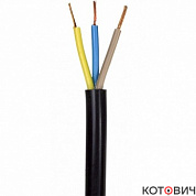 Провод ПВС 3х0,75 черн ГОСТ