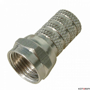F-разъем RG-59, L=19 мм,  цинк  PROconnect
