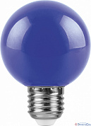 Лампа  для белт-лайт  E27  LED   3W  синий  230V  G60 LB-371 Feron