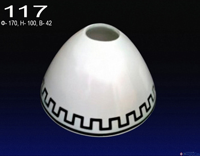 Плафон E27 Альдекс 117