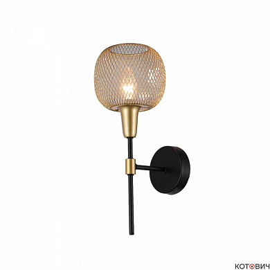 Бра настенное 1*E14 60W G11061/1wBK+GD GD