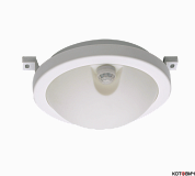Светильник круг LED 12W 4000К 900Lm PBH - PC3-RSI d172*79мм Sensor (инфракрасн) белый IP65 Jazzway