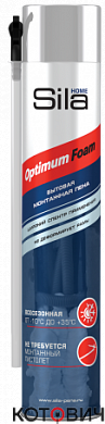 Монтажная пена всесезонная, 750мл  SILA HOME OPTIMUM FOAM
