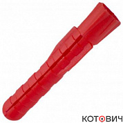 Дюбель полипропилен.  6х30 (5000шт)  красный