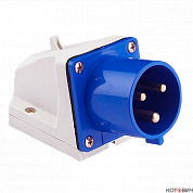 Вилка стационарная 220В  32А 2Р+РЕ 523 IP44 EKF PROxima