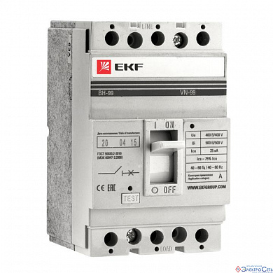 Выключатель нагрузки ВН-99 160/160А 3P EKF PROxima