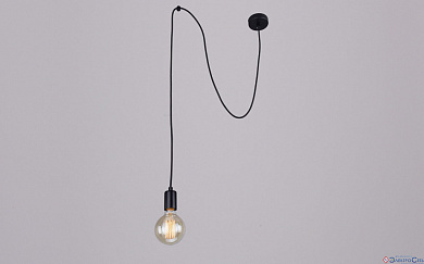 Подвес 1*E27 60W РС20817 BK/1P 