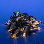 Гирлянда LED,  нить, Свечи, IP20, т/белый,8м,статич,зелен.пр, 40LED ULD-S0800-040/SGA WW UNIEL