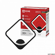 Бра настенное LED 30W 3000-6500K 2400ЛмELEGANT ARISTO-BL  STEP COLOR черный IN HOME