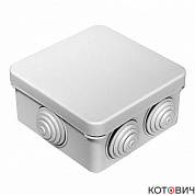 КР ОП   квадр  80х80х40   IP55 серая, атмосферостойкая У1, HF  Промрукав(105)