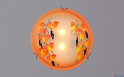 Светильник настенный 2*Е27  60W 300*300*60мм Березовый лист оранж. РС-117     