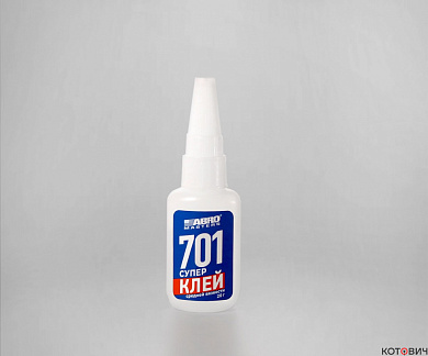 Суперклей 701 20 г ABRO MASTERS