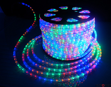 Дюралайт многоцв. на свет-х d12 3жилы 32LED на 1м