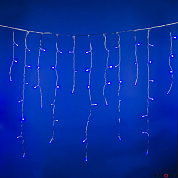 Гирлянда LED, бахрома,IP44, синий, 6,0мх0,7м, 300LED, прозр.пр. ULD-B6007-300/DTA BLUE UNIEL