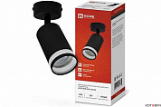 Спот  1*GU10 НПБ AR-BL 60х60x165мм черный IN HOME 