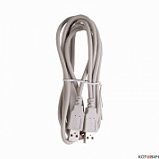 Кабель USB (шт. USB A - шт. USB A) 1.8 метра, серый REXANT