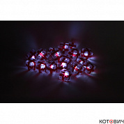 Гирлянда LED,  нить, Подарки, IP20, белый,  3м, контр.,проз.пр, 20LED ENIN-3Р ЭРА