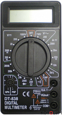 Мультиметр цифровой DT 838 Ресанта