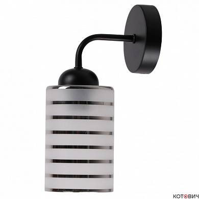 Бра настенное 1*E27 60W 10215/1wBK WT+CR