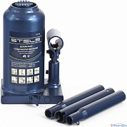 Домкрат гидравлический бутылочный,  4 т, h подъема 170-420 мм телескопический, Stels