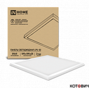 Панель LED 40W LPU-02 ОПАЛ 4000K 3300Lm 595*595*25мм IP40 IN HOME