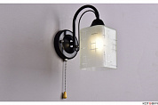 Бра настенное 1*E27 60W РС21887 BK+CR/1W Шторм