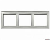 Рамка 3п алюминий Valena Allure Legrand 754393