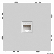 Розетка механизм 1п информационная белый фарфор RST00-5117-01 Эмили soft touc