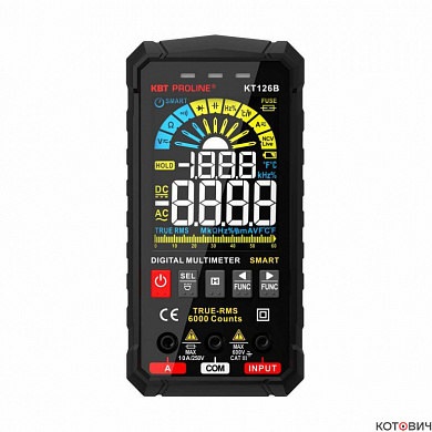 Мультиметр цифровой SMART KT 126В "PROLINE" КВТ 