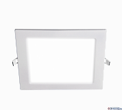 Светильник LED встр квадр 18W 4000К 220x220мм1200Lm WH PPL-S IP40 Jazzway