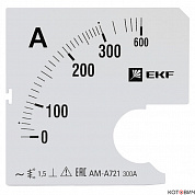 Шкала сменная для A721  300/5А-1,5 EKF