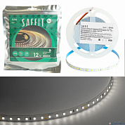 Светодиодная лента белая  12V   9,6W/м  IP20 5M 8mm 2835 60LED/m 4000K SST02 SAFFIT