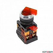 Переключатель 3P красный     ANLC-22   380В 1NO+1NC подсв длин. ручка с фиксацией IP40 EKF PROxima