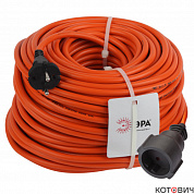 Удлинитель силовой  1гн, 50м, б/з, оранжевый UPx-1-2x1.5-50m ЭРА