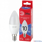 Лампа  E14  LED  Свеча  10W  6500K  C37  FR  800Lm  230V  B35-10W-865-E14 R ЭРА RED LINE