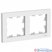 Рамка 2п белый Atlas Design ATN000102 