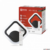 Бра настенное LED 15W 3000-6500K 1200Lm ELEGANT ARIS-15RC-BL пульт ДУ черный IN HOME