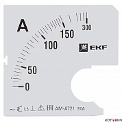 Шкала сменная для A721  150/5А-1,5 EKF