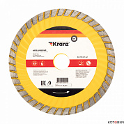 Круг алмазный отрезной Turbo волна 150x22.2x2.2x10 мм KRANZ