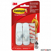Крючок COMMAND 17001 средн., легкоуд. до 1,35кг, 2шт