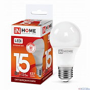 Лампа  E27  LED   15W  6500K  А60  FR  1350Lm  230V VC IN HOME