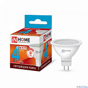 Лампа  GU5.3  LED  4W  4000К  310Lm  220V  JCDR-VC  IN HOME