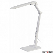 Светильник настольный LED 12W NLED-497-12W-W светодиодный на струбцине и с основанием белый ЭРА
