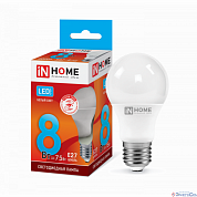 Лампа  E27  LED    8W  4000К  А60  FR  720Lm  230V  VC IN HOME