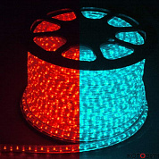 Дюралайт синий+красный на свет-х 18*11мм 3жилы 72LED на 1м Feron (50м)        