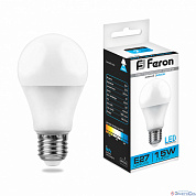 Лампа  E27  LED   15W  6400K  А60  FR 1400Lm  230VLB-94   Feron