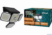 Прожектор LED  50W на солнеч батар 1000Лм 6500К 3 реж осв с дат дв и фотосен черн 24294 3 IP65 duwi