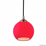 Подвес 1*E14 60W 1343/R ODL08 418 никель красный ERUCA