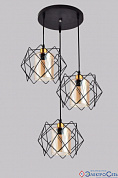 Подвес 3*E27 60W AU41856/3 BK Черный 75*25*28